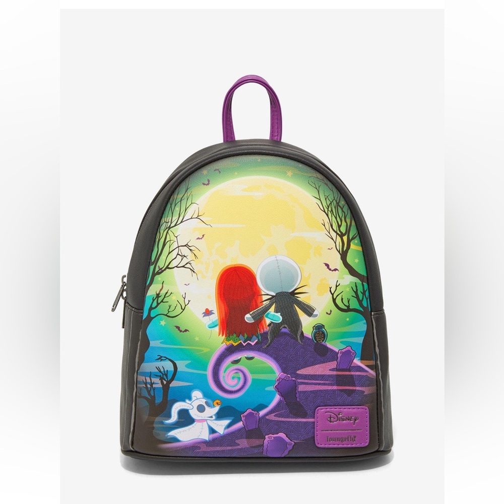 🆕 NWT Loungefly Hot Topic Night Before Christmas NBC mini back pack
